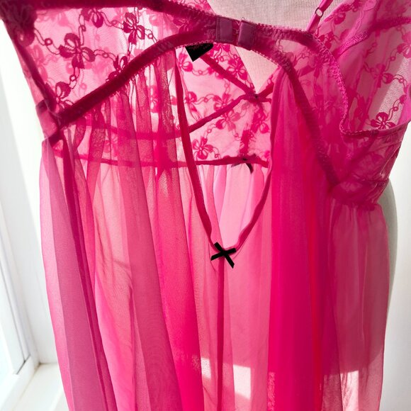 Y2k BETSEY JOHNSON lingerie baby doll nightie - Picture 6 of 10